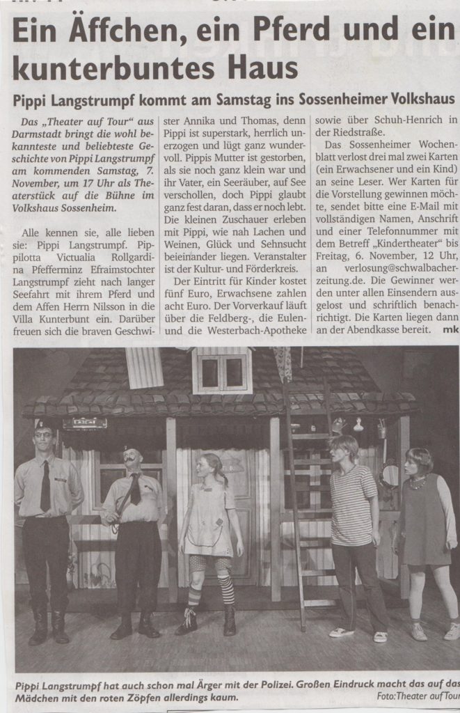 Sossenheimer Wochenblatt Kindertheater 05.11.15 001