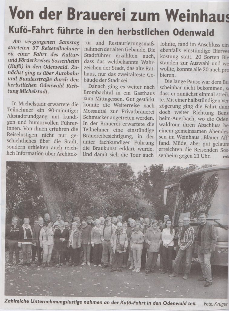 Sossenheimer Wochenblatt Kuf-Fahrt Odenwald 15.10.15 001