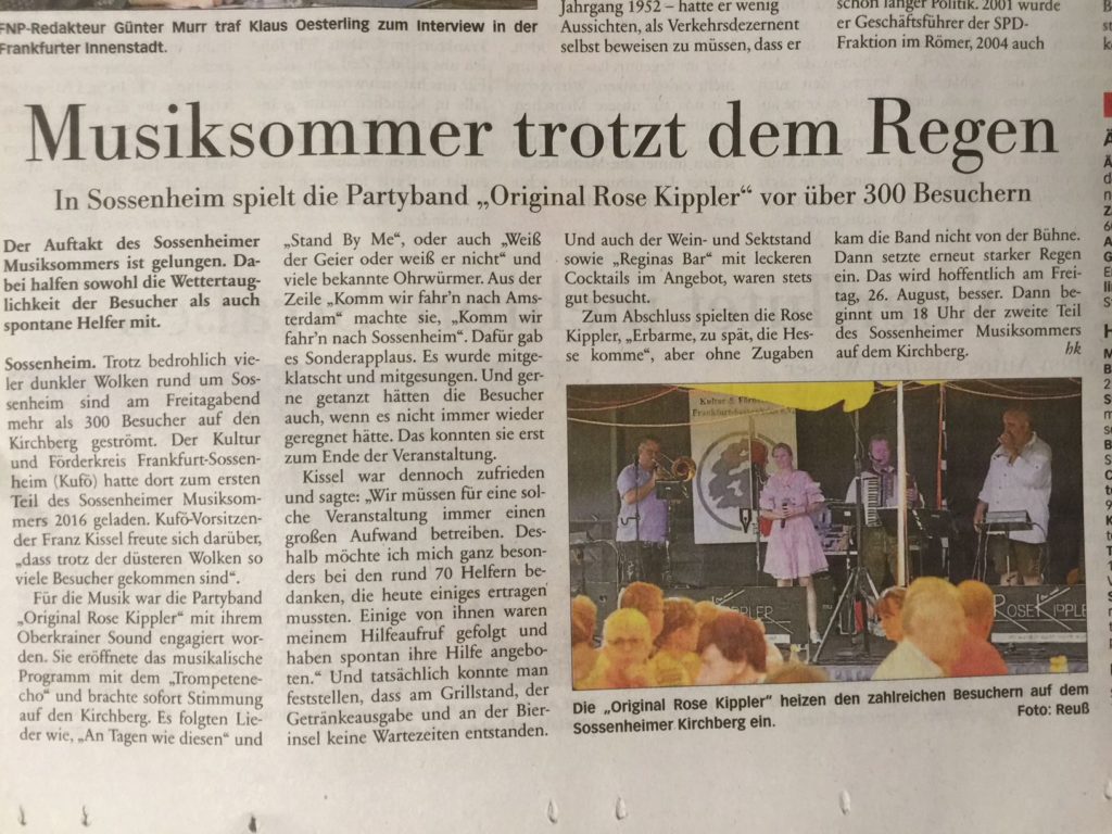 HK Sossenheimer Musiksommer 25.07.16